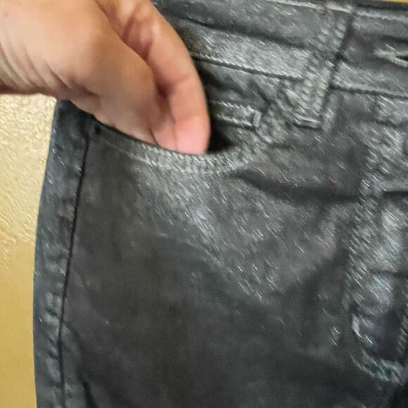 Boden size 4 black sparkling pencil skirt stretchy . - Picture 4 of 7